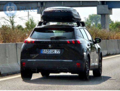 BAD UK 77, Peugeot 2008