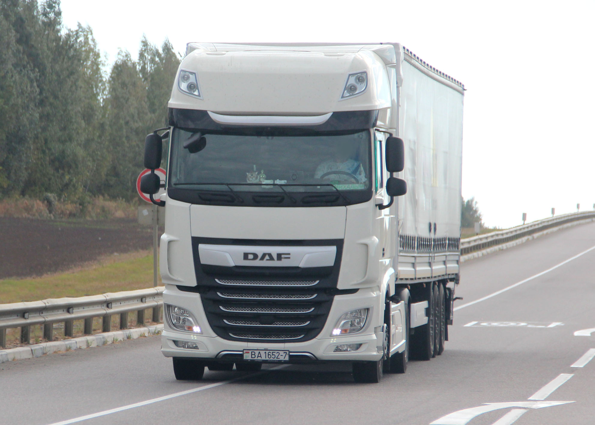 BA 1652-7, DAF XF 4th gen, facelift, 2017–2022