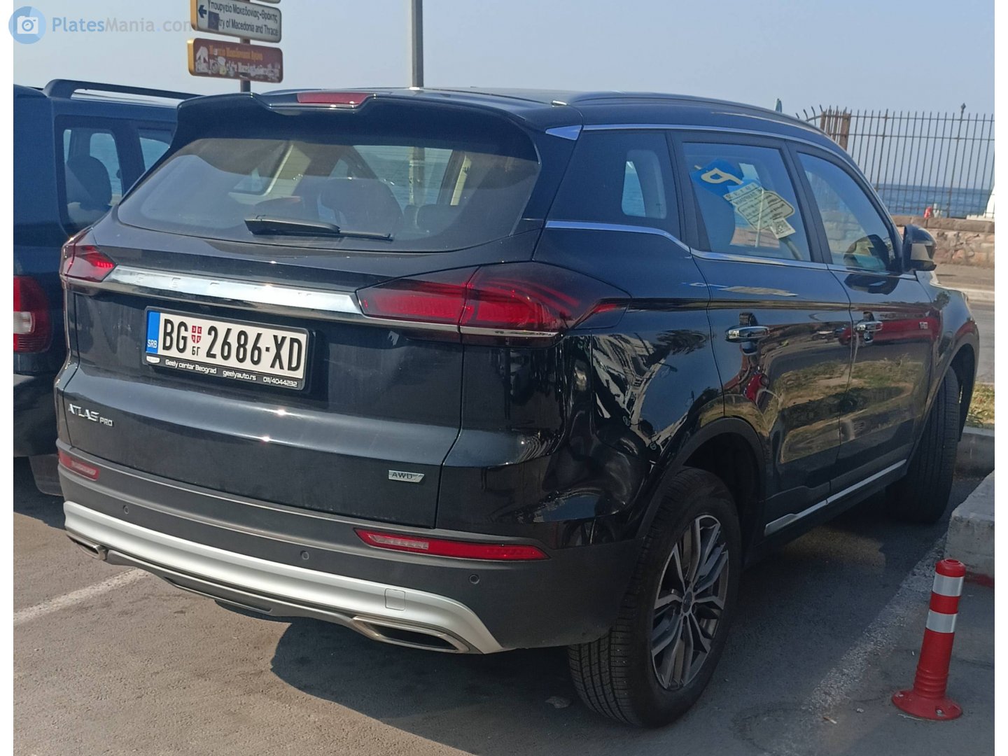 BG 2686-XD, Geely Atlas 1st gen Pro (NL-3B; CIS-market), facelift, 2021–2024