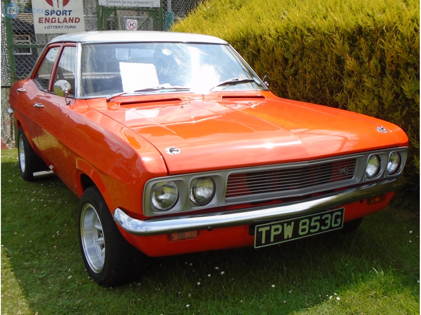 TPW853G, Vauxhall Victor 4th gen Sedan (FD), 1967–1972