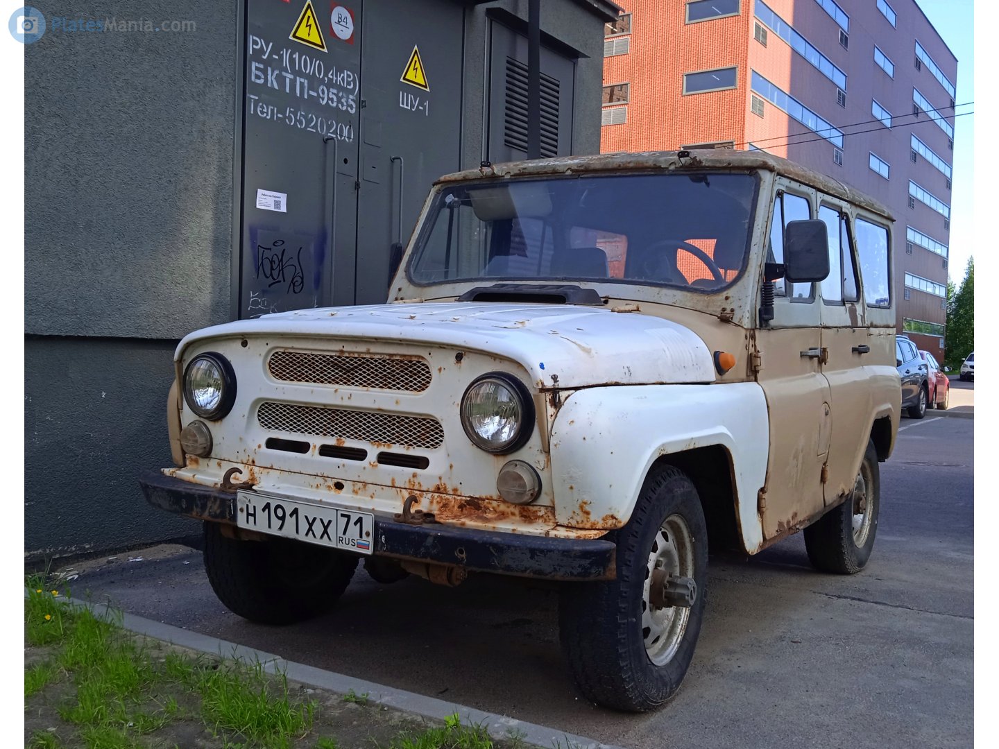 н 191 хх 71, UAZ 469/3151 3151/31512, 1985–