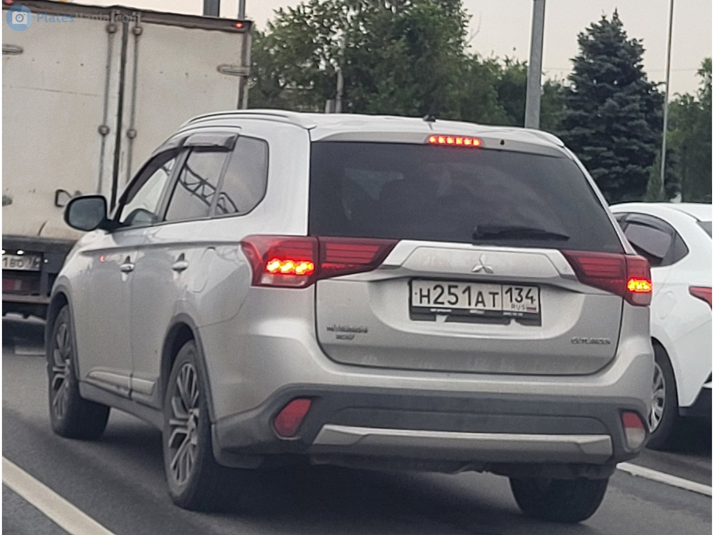 н 251 ат 134, Mitsubishi Outlander 3rd gen (GF/GG/ZJ/ZK/ZL), facelift, 2015–2023
