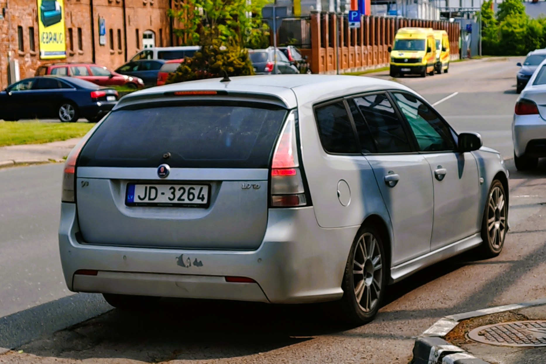 JD-3264, SAAB 9-3 2nd gen SportCombi Wagon (YS3F), facelift, 2007–2012