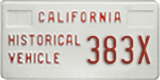 California, Historical (H/V XXXX)