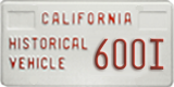 California, Historical (H/V XXXX)