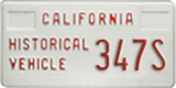 California, Historical (H/V XXXX)