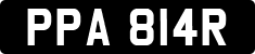 License plate of the United Kingdom, 1963 year system
