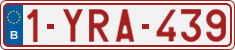 License plate of Belgium, Regular plates (2010)
