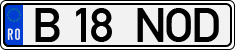 License plate of Romania, Regular plates