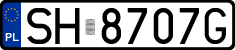 License plates of Poland, Regular car plates