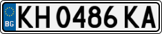 License plate of Bulgaria, Cars