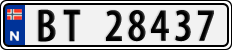 License plate of Norway, Cars
