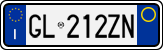 License plate of Italy, Cars (1994 year series)