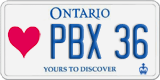 Ontario, Vanity Plates