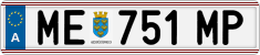 License plate of Austria, Regular plates