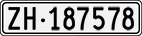 License plate of Switzerland, Cars