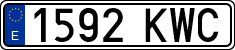 License plates of Spain, Ordinary (2000)