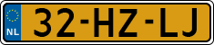 License plate of the Netherlands, Cars