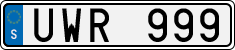 License plate of Sweden, Regular plates