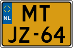 License plate of the Netherlands, Motorcycles