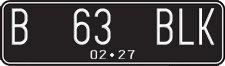 B 63 BLK