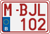 License plate of Belgium, Regular plates (2010)