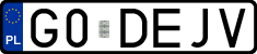License plates of Poland, Vanity Plates