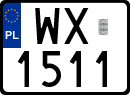 License plates of Poland, Special vehicles and motorcycles