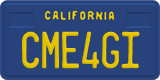 California, Vanity Plates