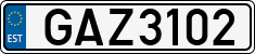 License plate of Estonia, Vanity Plates