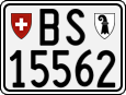 License plate of Switzerland, Motorcycles