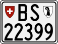 License plate of Switzerland, Motorcycles