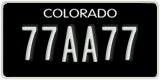 Colorado, Vanity Plates