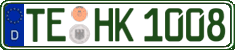 German license plate, Regular plates