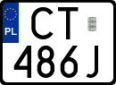 License plates of Poland, Special vehicles and motorcycles