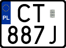 License plates of Poland, Special vehicles and motorcycles