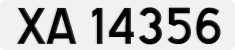 License plate of Norway, Cars
