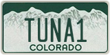 Colorado, Vanity Plates