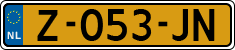 License plate of the Netherlands, Cars