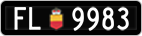 License plate of Liechtenstein, Cars