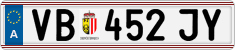License plate of Austria, Regular plates