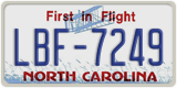 North Carolina, ABC-1234