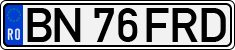 License plate of Romania, Regular plates