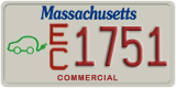 Massachusetts, Specialty plates (AB 1234)