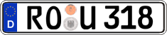 German license plate, Regular plates