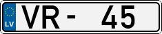 License plate of Latvia, Regular car plates
