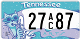 Tennessee, Specialty plates (AB 1234 / 1234 AB / 1AB 234 / 12 AB 34)