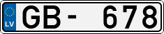 License plate of Latvia, Regular car plates