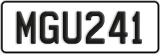 License plate of New Zealand, ABC1(23)
