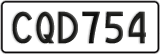 License plate of New Zealand, ABC1(23)